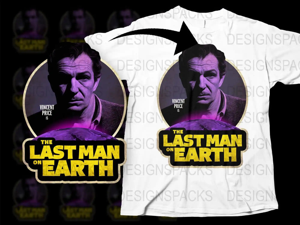 Vintage Vincent Price T-Shirt, The Last Man On Earth Movie Graphic Tee, Classic Horror Film Collectible Shirt