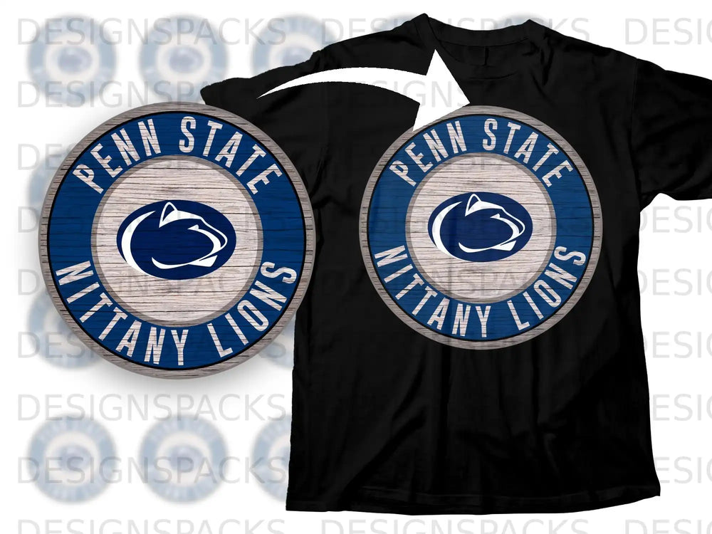 Penn State Nittany Lions Logo Circle T-shirt