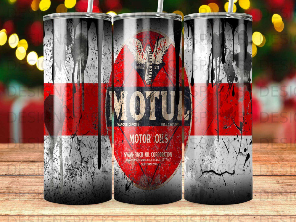 Motul Motor Oils logo with distressed vintage design.