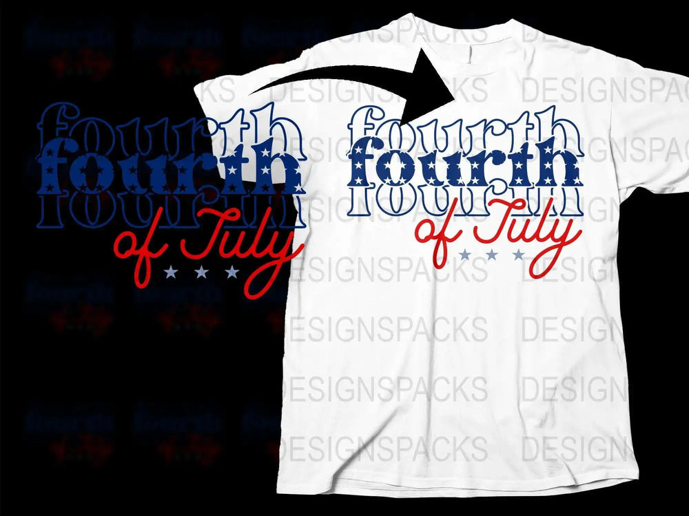 Fourth of July T-Shirt, Patriotic Graphic Tee, American Flag Colors, Unisex Summer Apparel