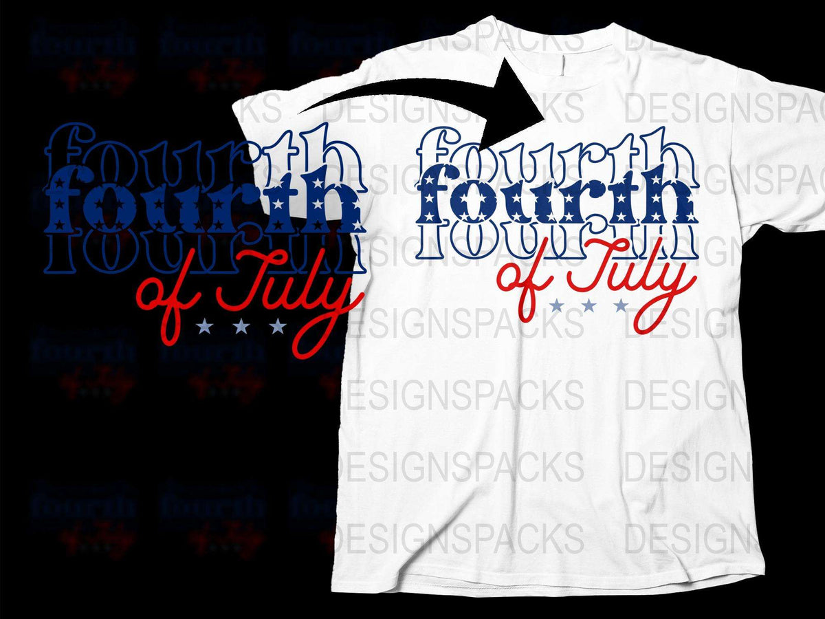 Fourth of July T-Shirt, Patriotic Graphic Tee, American Flag Colors, Unisex Summer Apparel