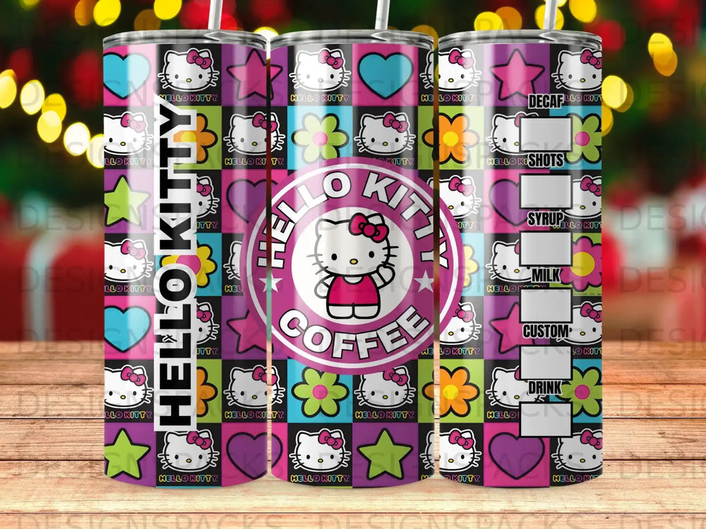 Hello Kitty Coffee Decaf Shots Syrup Milk Custom Drink product type
