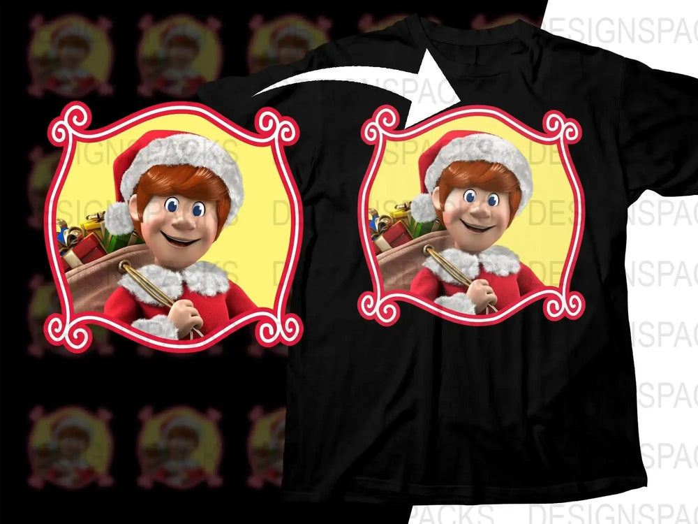 Festive Cheer Santa Claus Christmas Character Png Digital Download