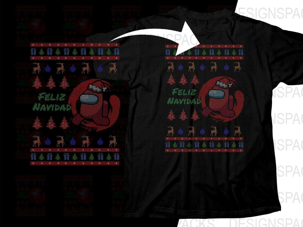 Festive Christmas Santa Claus Sleigh Ride Png Digital Download