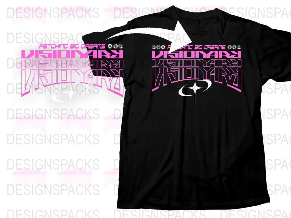 Fetching Big Dreams Visionary Streetwear Png Digital Download