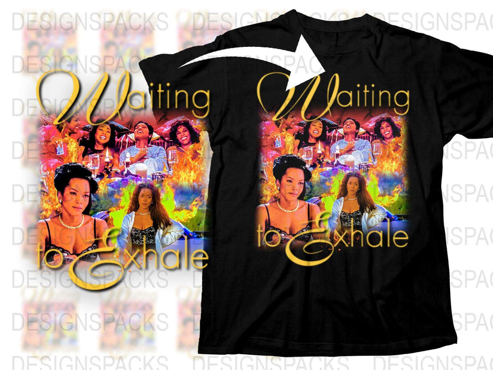 Waiting to Exhale T-Shirt, Vintage 90s Movie Graphic Tee, Women's Fashion, Retro Style Shirt