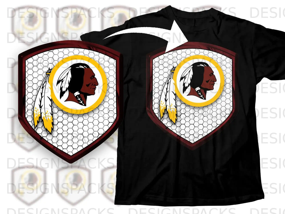 Native American Inspired Emblem T-shirt Unique Design