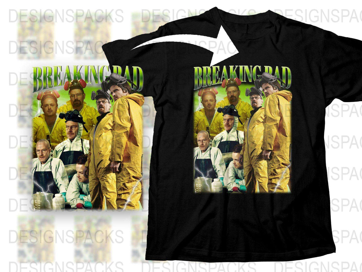 Breaking Bad Inspired T-Shirt, Classic TV Show Graphic Tee, Fan Art, Collectible Clothing, Unique Gift Idea