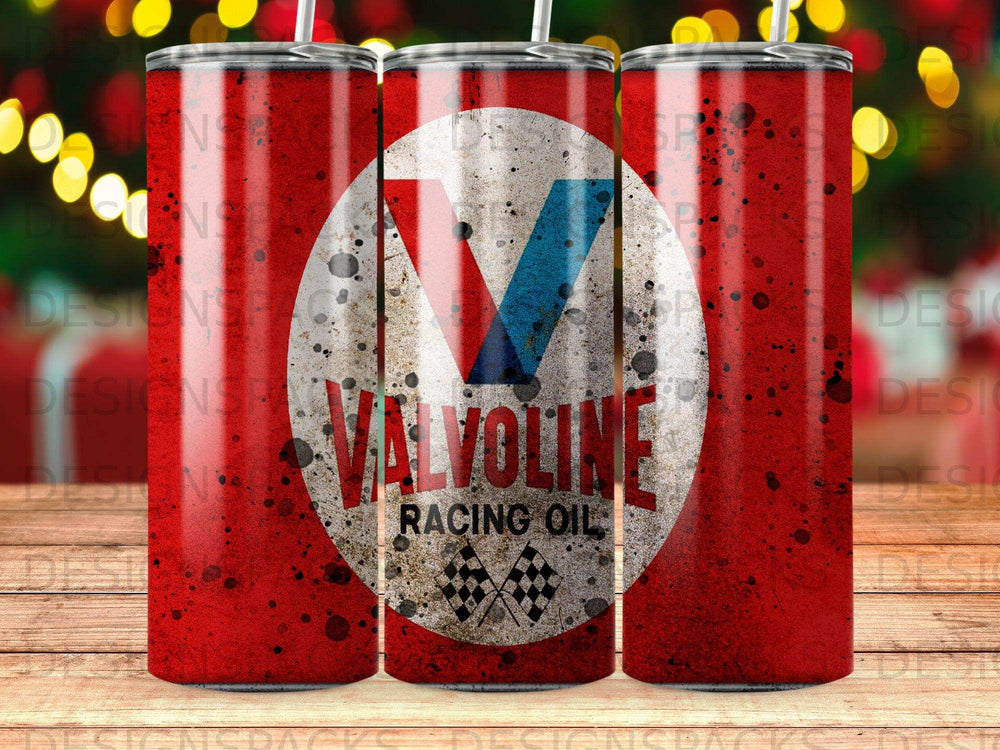 Valvoline Racing Oil Checkered Flags Red Design product type