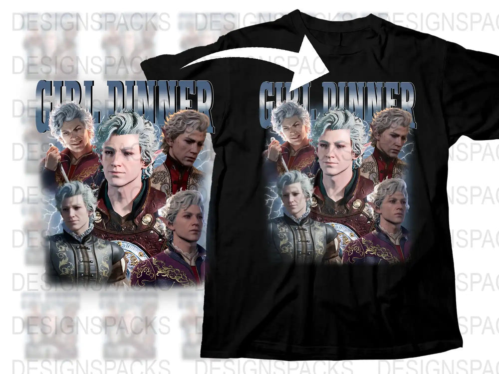 Geralt of Rivia Graphic T-Shirt, Witcher Inspired, Fantasy Video Game, Men's Fashion Tee, Unique Gift Idea