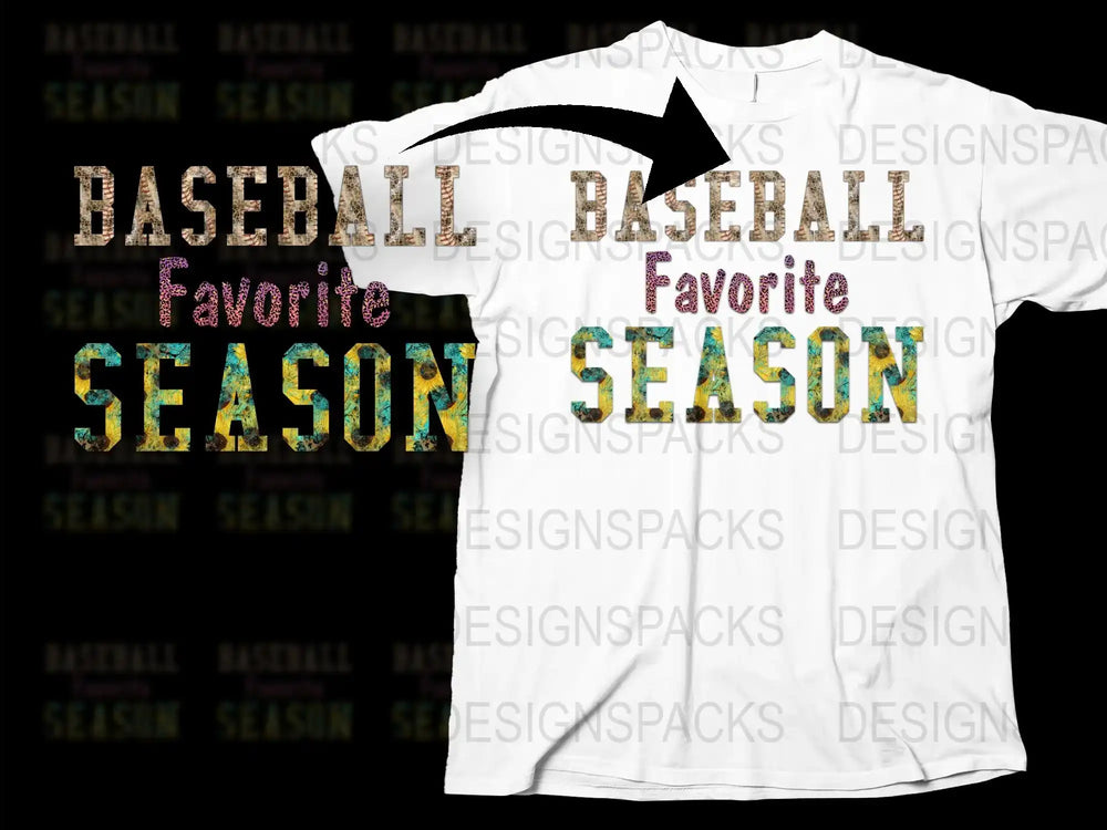 Baseball Season Favorite Team Shirt, Floral Sports T-Shirt, Unisex Baseball Tee, Casual Sportswear Top