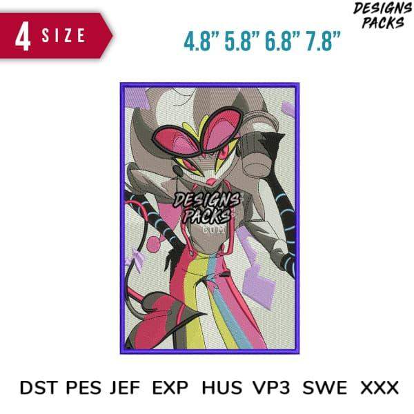 Print-ready embroidery design with vibrant colors, available in multiple sizes and formats for DTG and DTF.