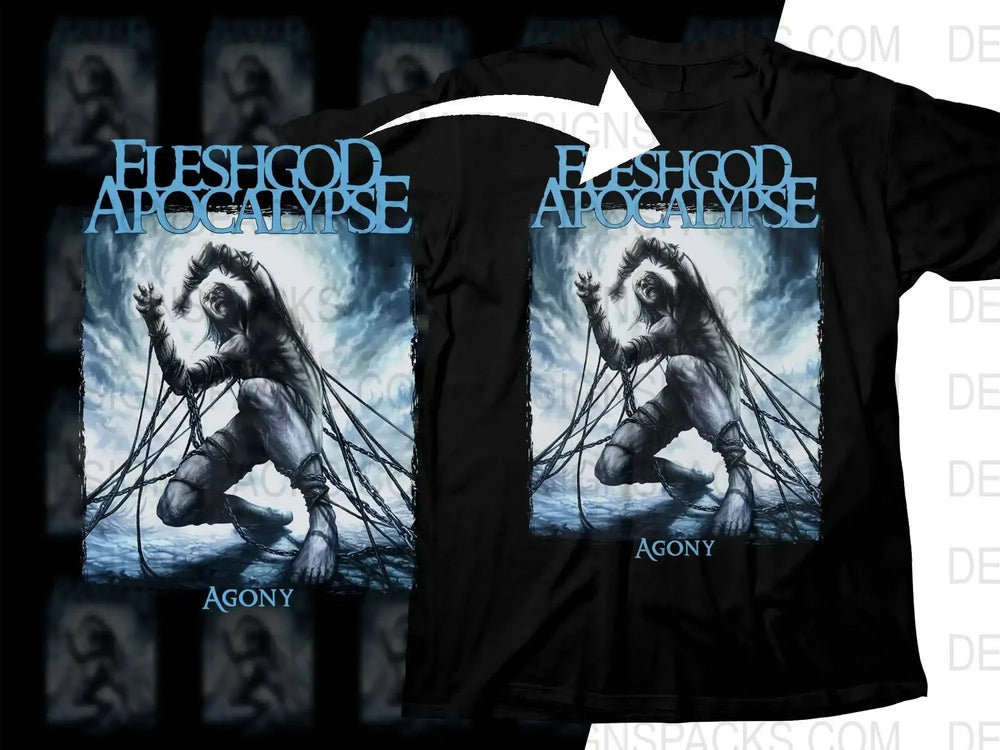 Fleshgod Apocalypse Agony Design Rock Png Halftone Digital Download