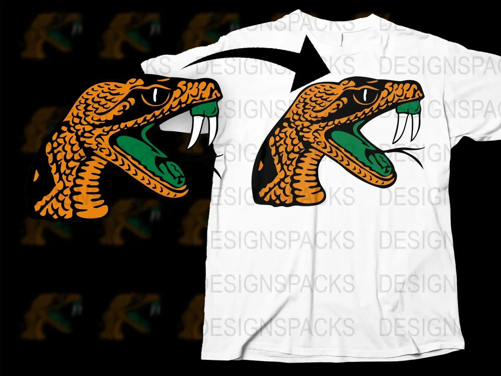 Florida A&M Rattlers College Football Png Digital Download