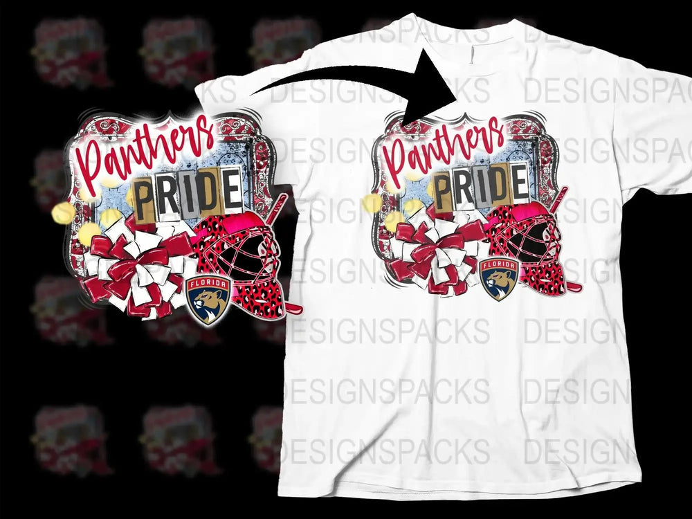 Florida Panthers Pride Decorative Png Digital Download