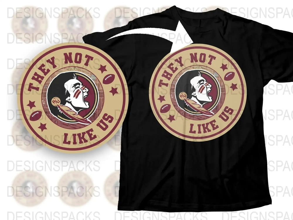 Retro Cartoon 'They Not Like Us' Graphic T-Shirt, Vintage Style Unisex Tee, Unique Bold Design Shirt