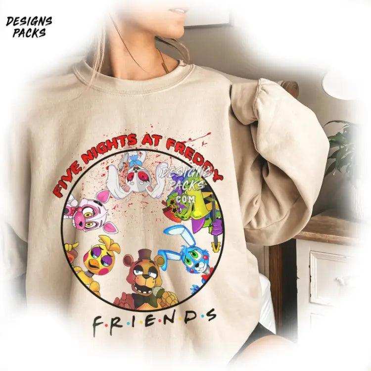 Fnaf Freddy Fazbear Vintage Five Nights At Friends Png Design