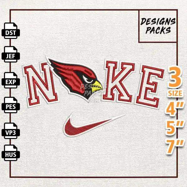 Football Arizona Cardinals Embroidery Design