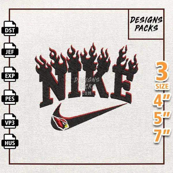 Football Arizona Cardinals Embroidery Design