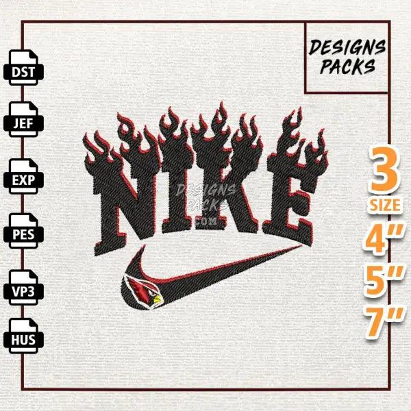 Football Arizona Cardinals Embroidery Design