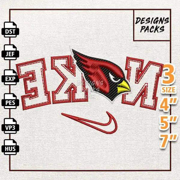 Football Arizona Cardinals Embroidery Design