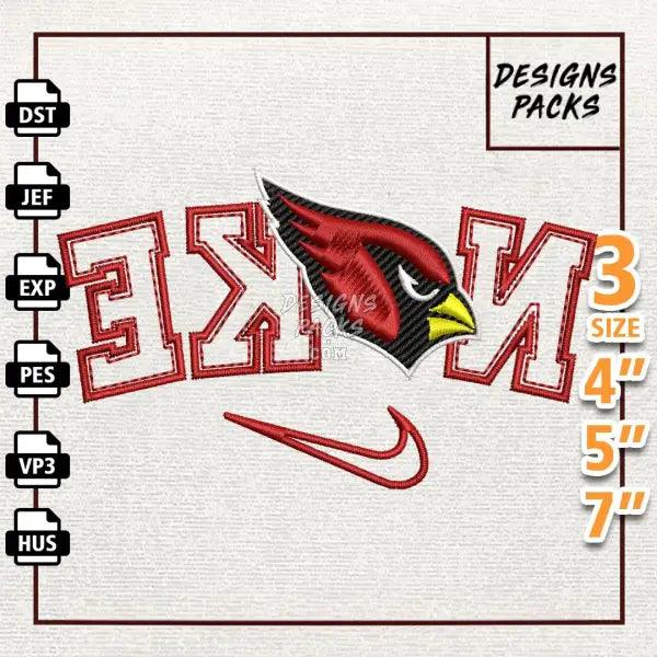 Football Arizona Cardinals Embroidery Design