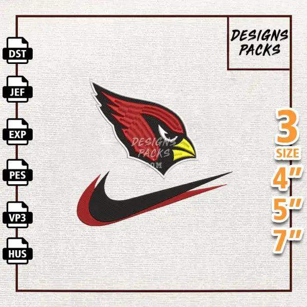 Football Arizona Cardinals Embroidery Design