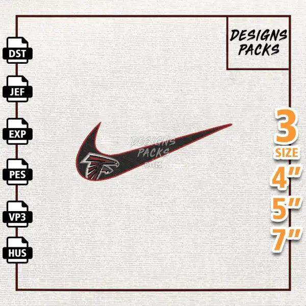 Football Atlanta Falcons Embroidery Design