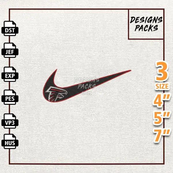 Football Atlanta Falcons Embroidery Design