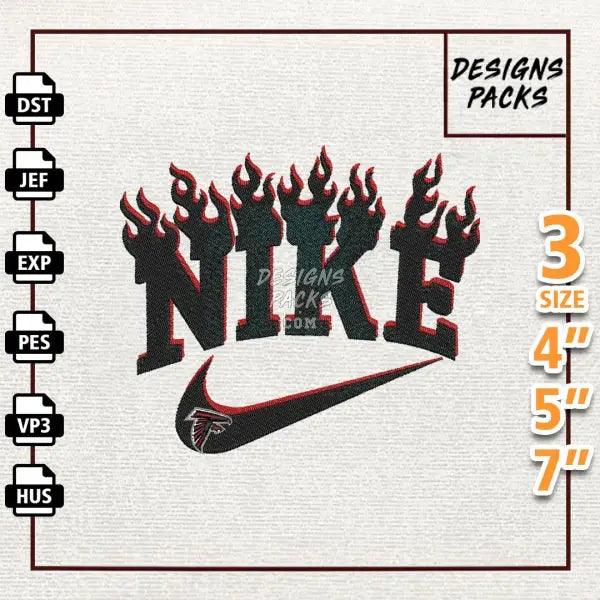 Football Atlanta Falcons Embroidery Design