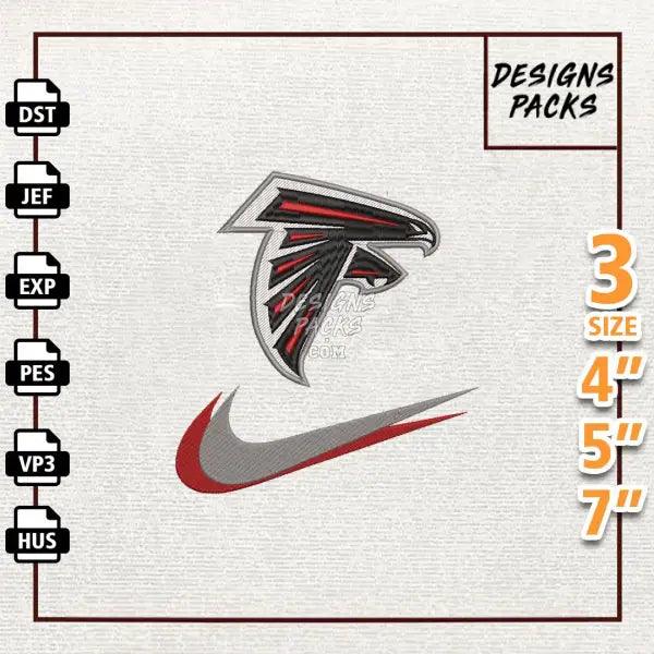 Football Atlanta Falcons Embroidery Design