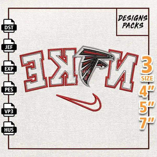 Football Atlanta Falcons Embroidery Design