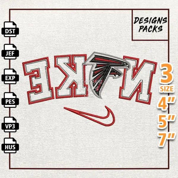 Football Atlanta Falcons Embroidery Design