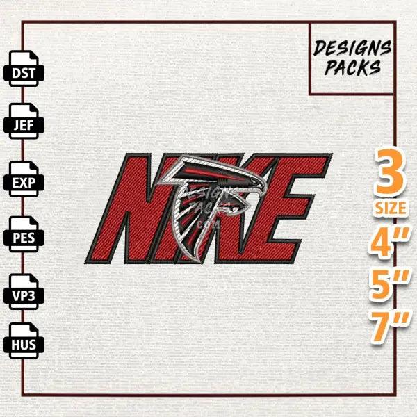 Football Atlanta Falcons Embroidery Design