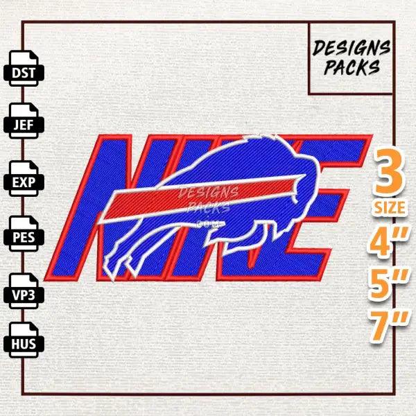 Football Buffalo Bills Embroidery Design