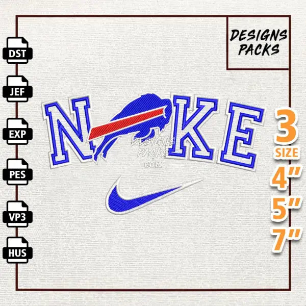 Football Buffalo Bills Embroidery Design