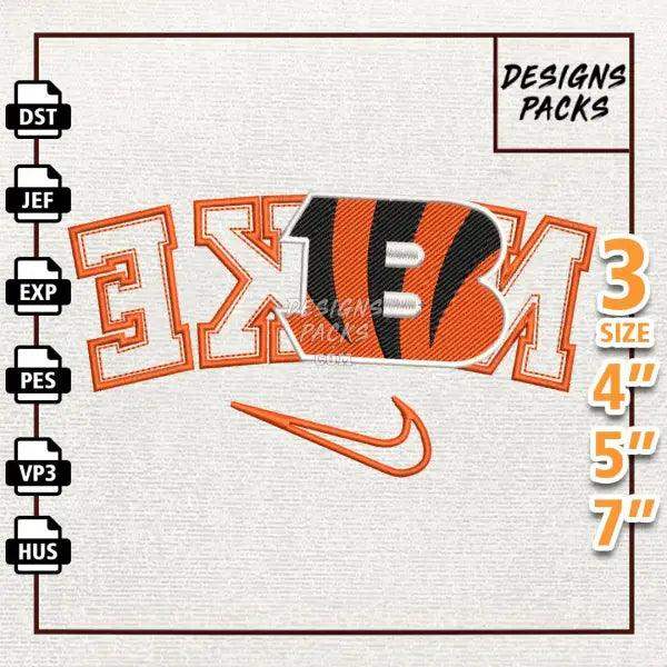 Football Cincinnati Bengals Embroidery Design