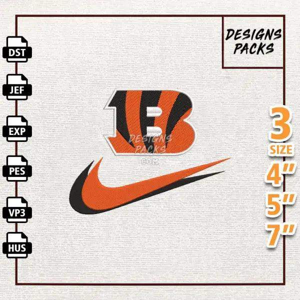 Football Cincinnati Bengals Embroidery Design