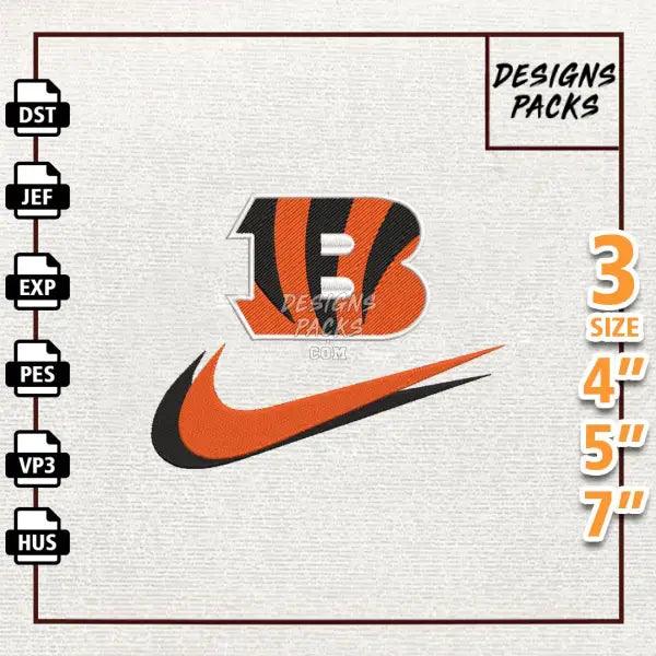Football Cincinnati Bengals Embroidery Design