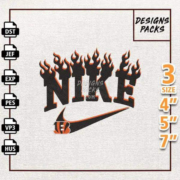 Football Cincinnati Bengals Embroidery Design
