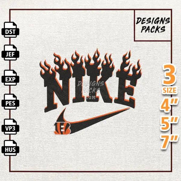 Football Cincinnati Bengals Embroidery Design