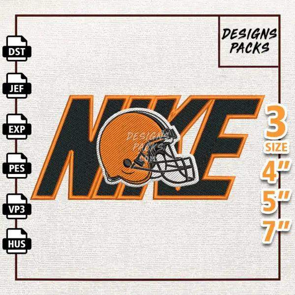 Football Cleveland Browns Embroidery Design