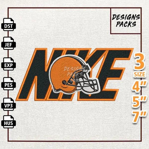 Football Cleveland Browns Embroidery Design