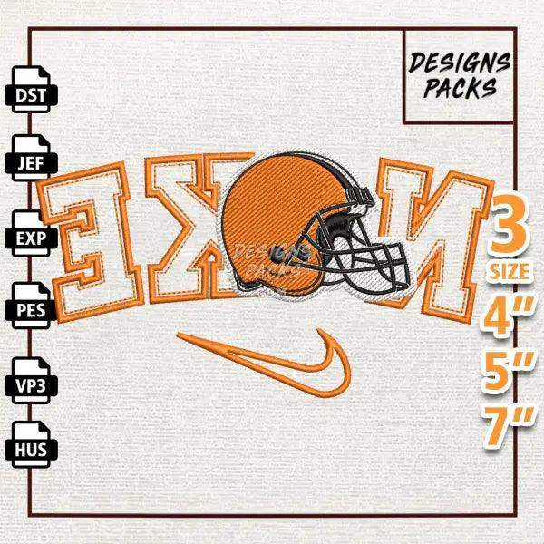 Football Cleveland Browns Embroidery Design