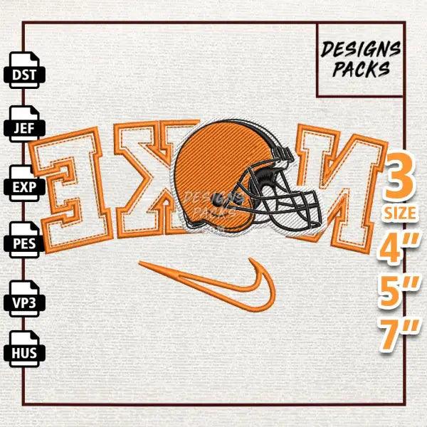Football Cleveland Browns Embroidery Design