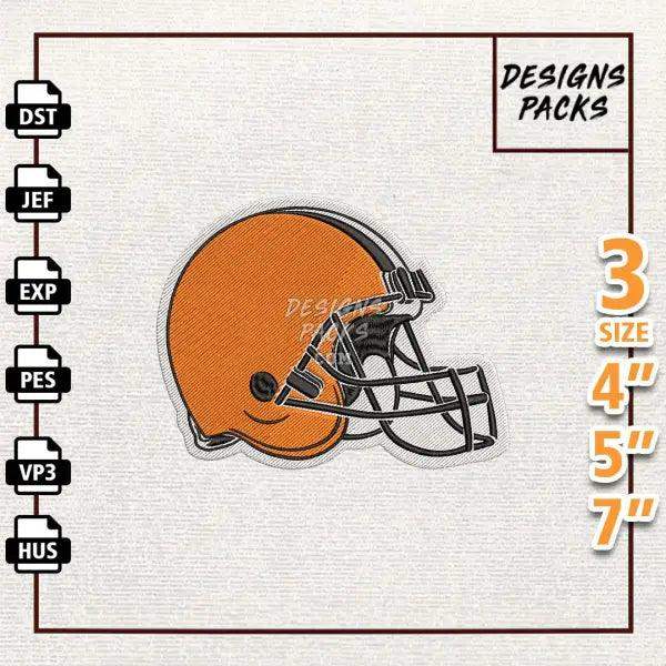 Football Cleveland Browns Embroidery Design