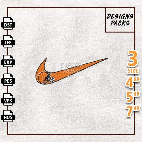 Football Cleveland Browns Embroidery Design