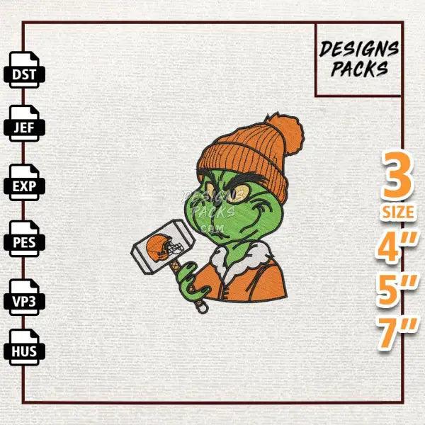 Football Cleveland Browns Embroidery Design