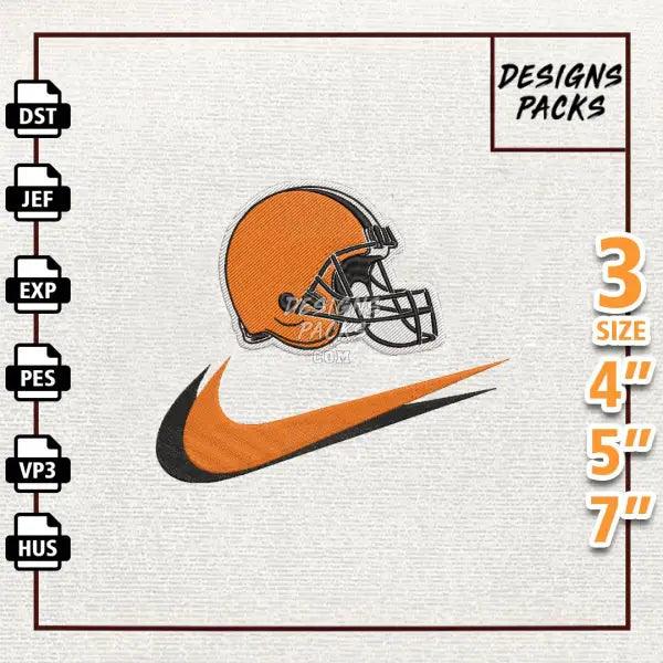 Football Cleveland Browns Embroidery Design