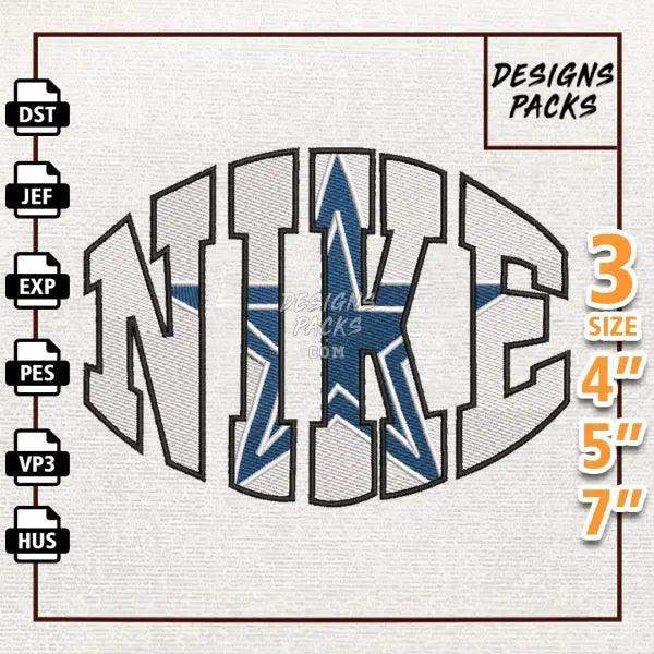 Football Dallas Cowboys Embroidery Design
